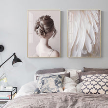 Feather Angel Painting