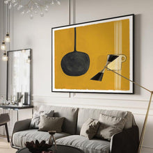 Yellow and Green Still Life Abstract Painting