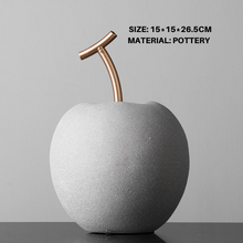 Grey Metal Twig Fruit Decor
