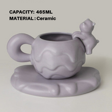 Bear Saucer Fat Mug