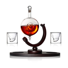 Skull wine decanter / glasses .