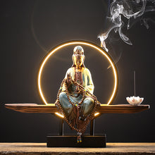Guanyin Buddha ceramic incense decoration | buddha decor - Decorfur