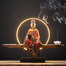 Guanyin Buddha ceramic incense decoration | buddha decor - Decorfur