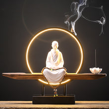 Guanyin Buddha ceramic incense decoration | buddha decor - Decorfur