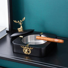 Black Retro ashtray | ASHTRAYS - Decorfur
