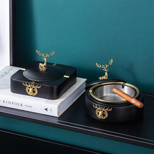 Black Retro ashtray | ASHTRAYS - Decorfur