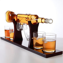 Elegant Gun Shape Decanter Set