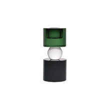 Mosaic Crystal Glass Candlestick