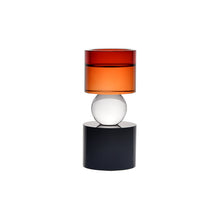 Mosaic Crystal Glass Candlestick