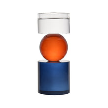 Mosaic Crystal Glass Candlestick