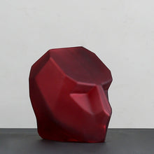 Three-dimensional Face Glass Vase