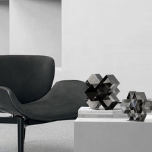 Three Dimensional Geometric Crystal Cross Bookend | bookend - Decorfur