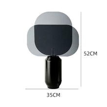 Minimal Black and Grey 2D Table Lamp | light - Decorfur