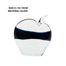 Handmade Glass Apple Paperweight