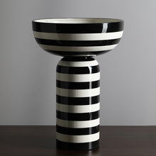 Zebra Large Mouth Vase