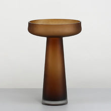 Frosted Candlestick Glass Base