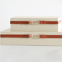 Brown Belt Golden Storage Box