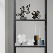 Three Dimensional Geometric Crystal Cross Bookend | bookend - Decorfur