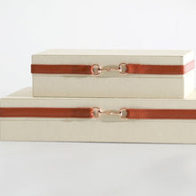 Brown Belt Golden Storage Box