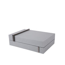 Beige and Grey Leather Patterned Jewelry Box | JEWELLERY BOXES - Decorfur
