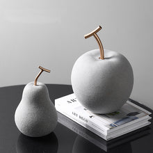 Grey Metal Twig Fruit Decor