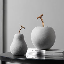 Grey Metal Twig Fruit Decor