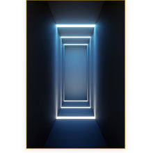 Neon Corridor Painting