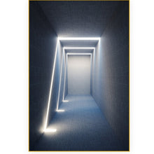 Neon Corridor Painting