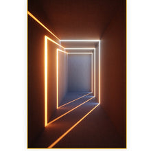Neon Corridor Painting