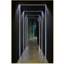 Neon Corridor Painting