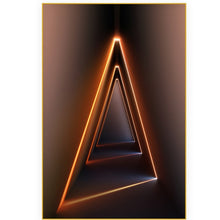 Neon Corridor Painting