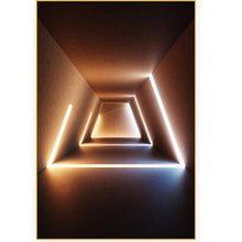 Neon Corridor Painting
