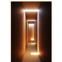 Neon Corridor Painting