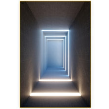 Neon Corridor Painting