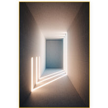 Neon Corridor Painting