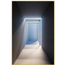 Neon Corridor Painting