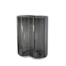 Double Cylindrical Transparent Vase
