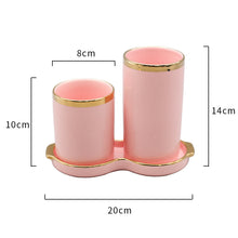 Tube Shaped Golden Liner Spoon Stand