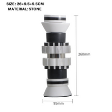 Black and White Candle Holder