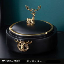 Black Retro Ashtray