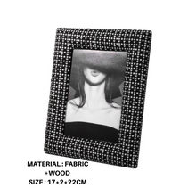 Black and White Patterned Photo frame