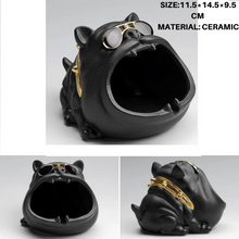 Cartoon Bull Dog Ashtray