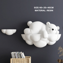 Cloud Bear Three Dimensional Wall Hanging