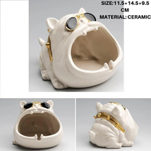 Cartoon Bull Dog Ashtray