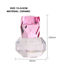 Colour Crystal Candle Stand