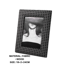 Black and White Patterned Photo frame