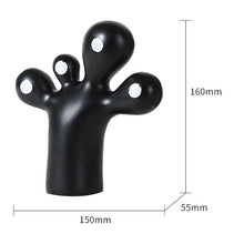 Black Cartoon Little Feet Decor
