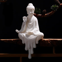 Made for a long time, the three holy Buddha ornaments, ceramics, town houses, porch crafts, Sakyamuni Buddha, earth treasure bodhisattva. | - Decorfur