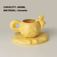 Bear Saucer Fat Mug