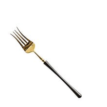 European Black and Gold Cutlery